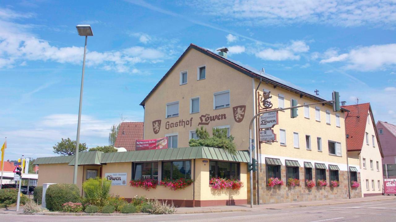 Hotel-Restaurant Und Gaestehaus Loewen Süßen 外观 照片